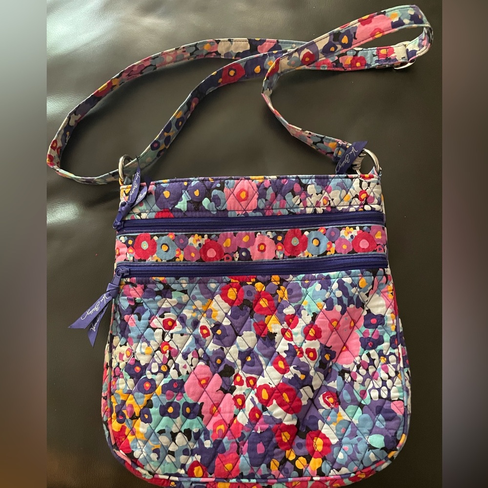 Vera Bradley Triple Zip Hipster Crossbody Bag